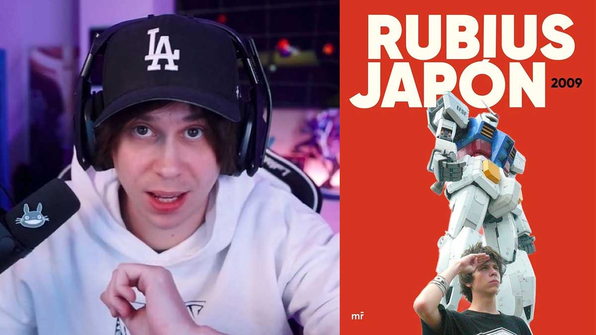 Rubius anuncia en un directo el lanzamiento de su primer libro personal en el que lleva mucho tiempo trabajando